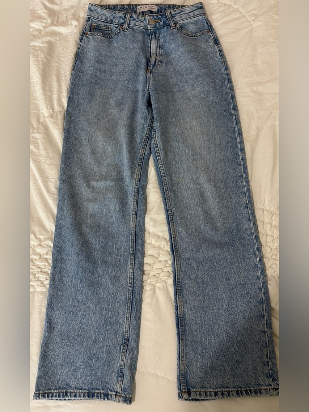 Primark Straight Leg Jeans - Light Blue Wash